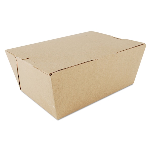 Sct ChampPak Carryout Boxes, Brown, 7 3/4 x 5 1/2 x 3 1/2, PK160 SCH 0734 - main